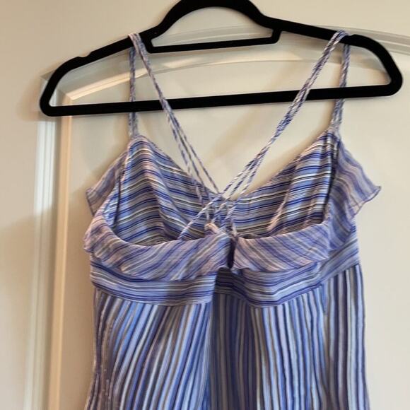 CAMISOLE- purple / white strip - Picture 3 of 4